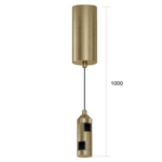 P9 ovjes kutni P9-OV-K-D70x1220mm Zlatna