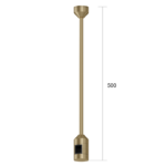 P9 ovjes ravni P9-OV-R-D30x500mm Zlatna