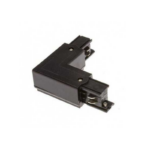 Konektor kutni za tračni profil 3-faze TP-D017 Crni