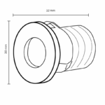 Downlighter built-in DL42 2W 3000K 30mm - Image 3
