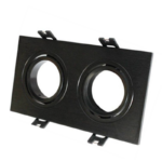 Downlighter ugradni DL49 L175xW90xH30mm GU10 Crna