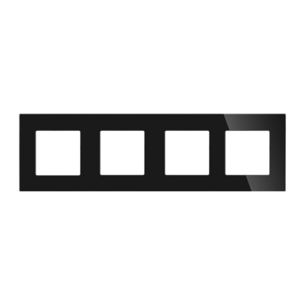 Modul četverostruki stakleni okvir 4x 47x47mm TW-G299.4F