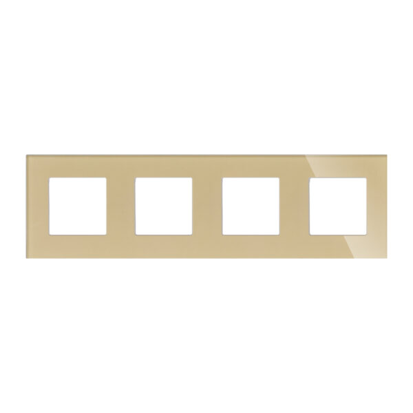 Modul četverostruki stakleni okvir 4x 47x47mm TW-G299.4F