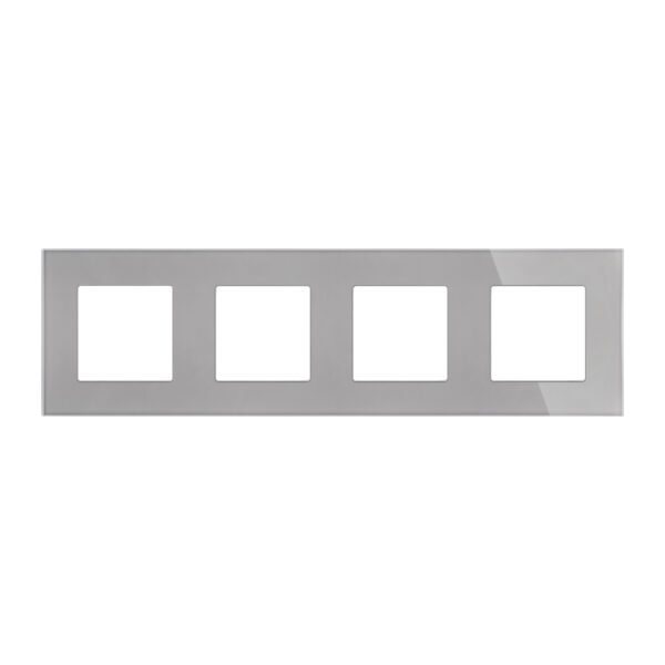 Modul četverostruki stakleni okvir 4x 47x47mm TW-G299.4F