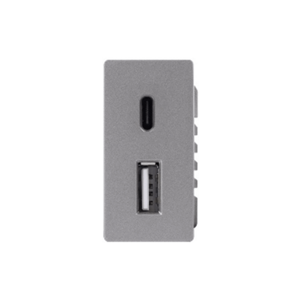 Modul priključkov USB-a in USB-c TW-1/2 20WUAC