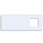 Dreifach-Glasrahmenmodul 4 Schalter + 1 Rahmen TW-G228.2G2G1F – Bild 3