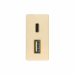 USB-A- und USB-C-Anschlussmodul TW-1/2 20WUAC – Bild 4