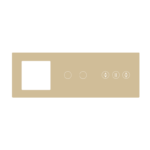 Modul 3-fach Glasrahmen Rollladenschalter + 2 Schalter + 1 Rahmen TW-G228.1F2GST – Bild 4