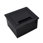 Ugradbena utičnica, 1 x utičnica, 2 x USB (A/C, 2.1A) + CAT-Black