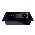 Built-in socket, 2 x socket + 2 x USB (A/C, 2.1A) - Image 2